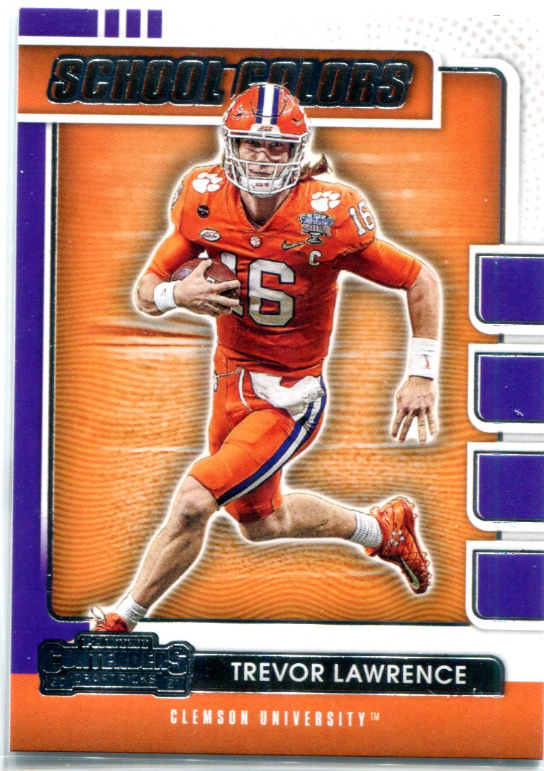 Trevor Lawrence Clemson Tigers Autographed 8 x 10 Orange