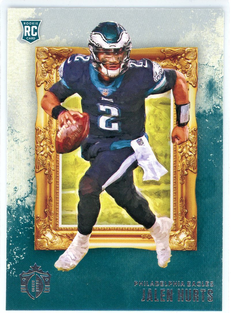 Jalen Hurts Philadelphia Eagles Autographed 2020 Panini Gridiron Kings  #GK-5 Beckett Fanatics Witnessed Authenticated 10 Rookie Card