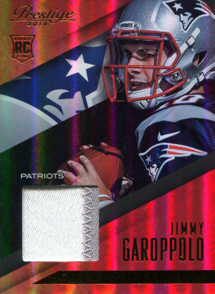 Jimmy Garoppolo 2014 Panini Prestige Rookie Jersey Card