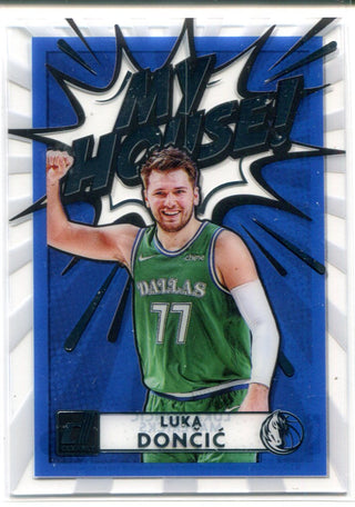 Luka Doncic 2021 Donruss Clearly My House Card