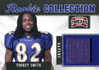 Torrey Smith 2011 Panini Threads Rookie Collection Jersey Card