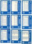 1983 Star Card All-Star Game Set 1-32