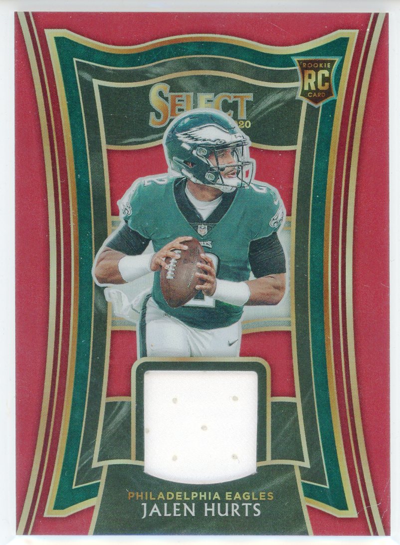 2020 Panini Select Jalen Hurts Red Green Prizm  