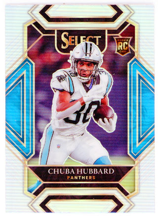 Chuba Hubbard 2021 Panini Select Club Level Silver Rookie Card #276