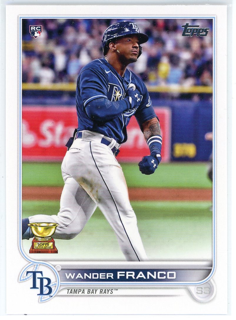 : 2022 Topps Rainbow Foil Baseball #215 Wander Franco Rookie Card  : Collectibles & Fine Art