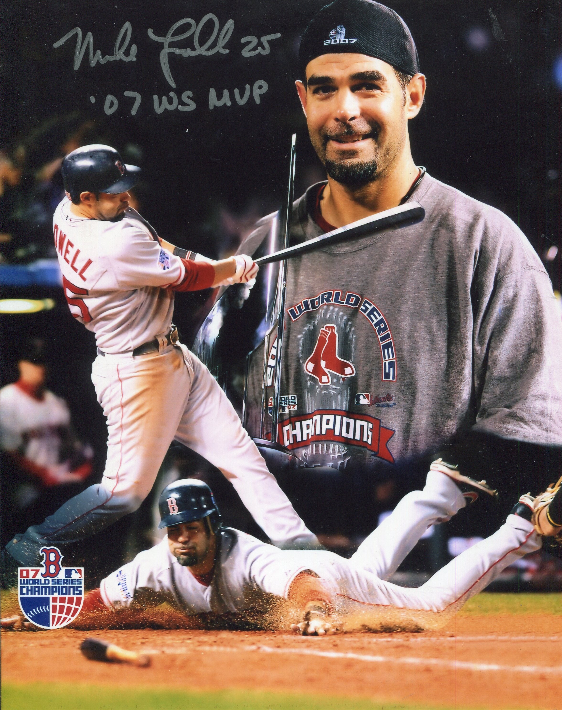 Mike Lowell Signed Photo - 8x10 JSA)