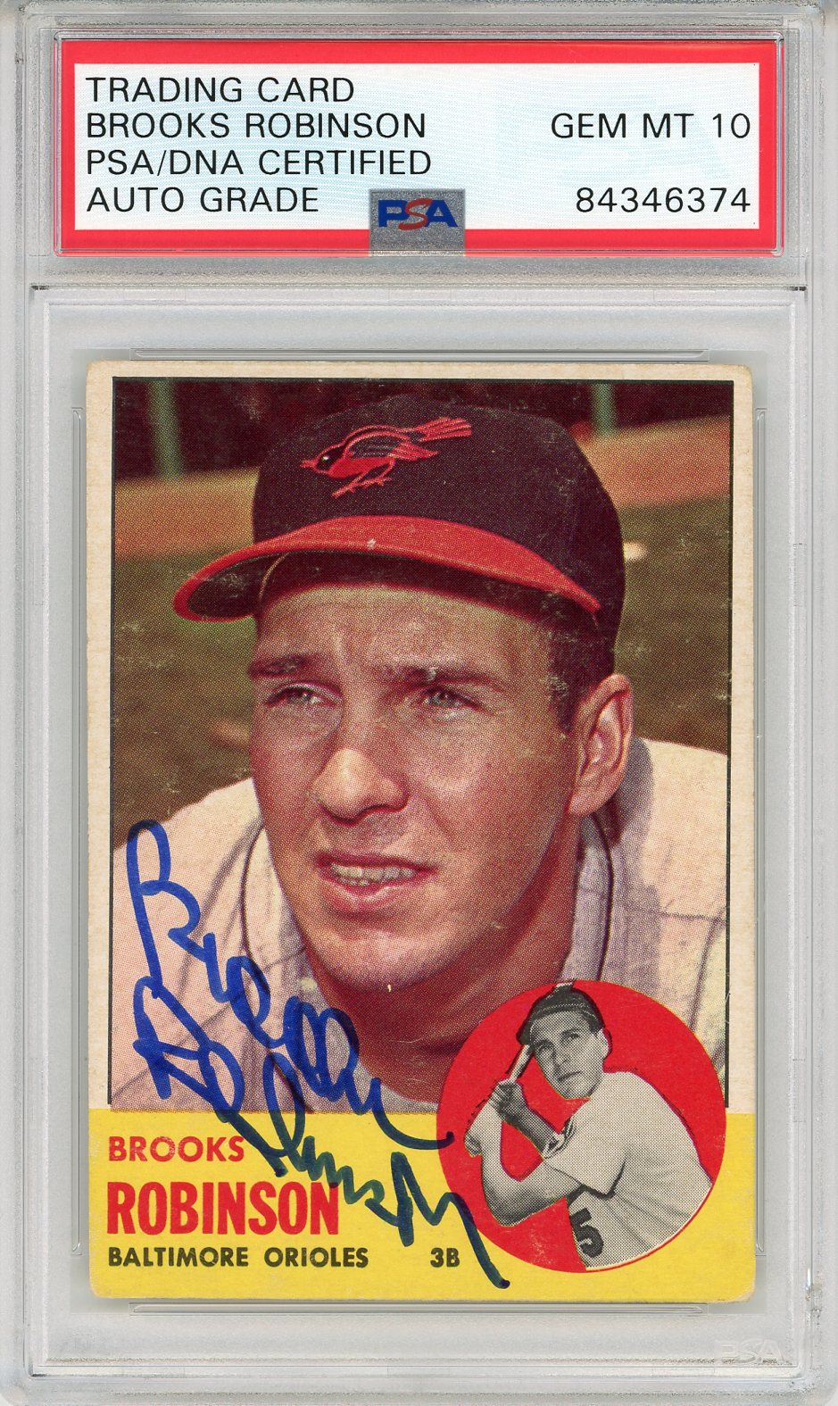 Brooks Robinson - Trading/Sports Card Signed