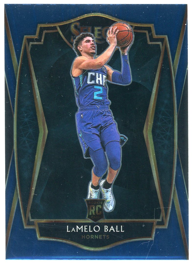 lamelo ball rookie card graded LaMelo Ball 2021 Panini Select Premier Level Rookie Card #183