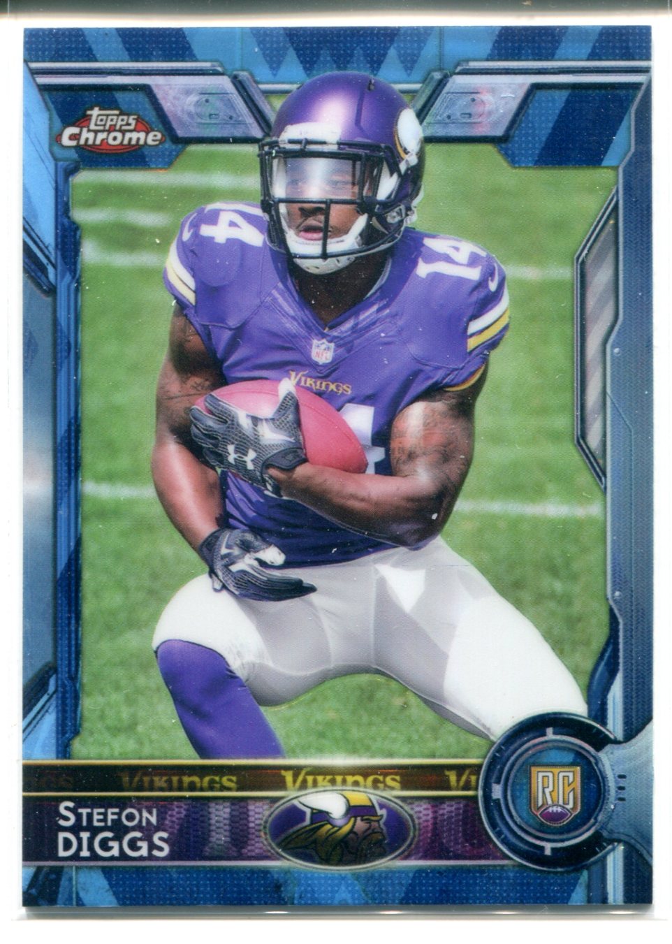 Stefon Diggs 2016 Panini Playbook Jersey Swatches 028/199 #19 Minnesota  Vikings