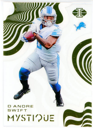 D'Andre Swift 2020 Panini Illusions Mystique Rookie Card #MY6