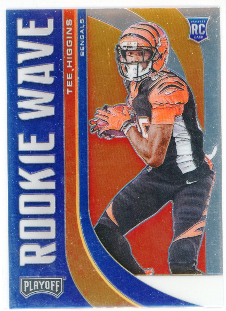 Tee Higgins 2020 Panini Playoff Rookie Wave Card #RW-13