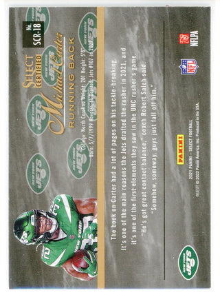 Michael Carter 2021 Panini Select Certified Rookie Card #SCR-18