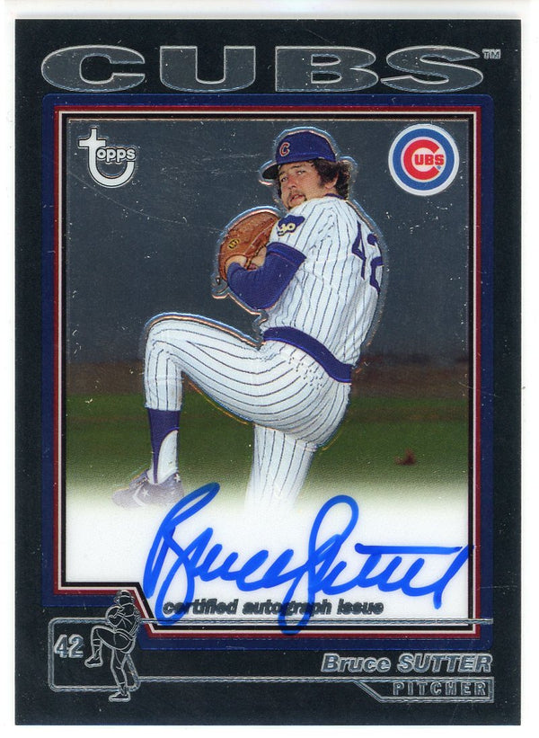 Bruce Sutter Autographed 2004 Topps Card #TA-BS