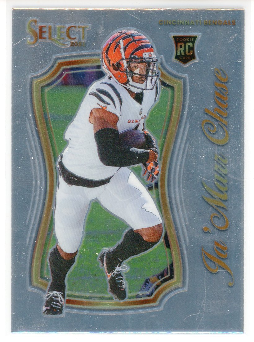 Ja'Marr Chase 2021 Rookies and Stars Star Studded Red Plaid #27 RC (ISA 10)