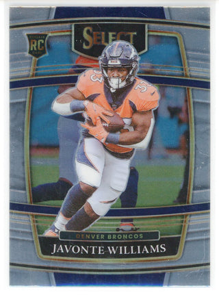 Javonte Williams 2021 Panini Select Rookie Card #57