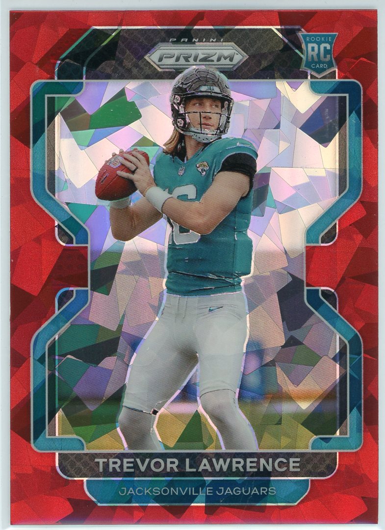 Trevor Lawrence Red White & Blue Prizm Rookie Minor Edge Issue