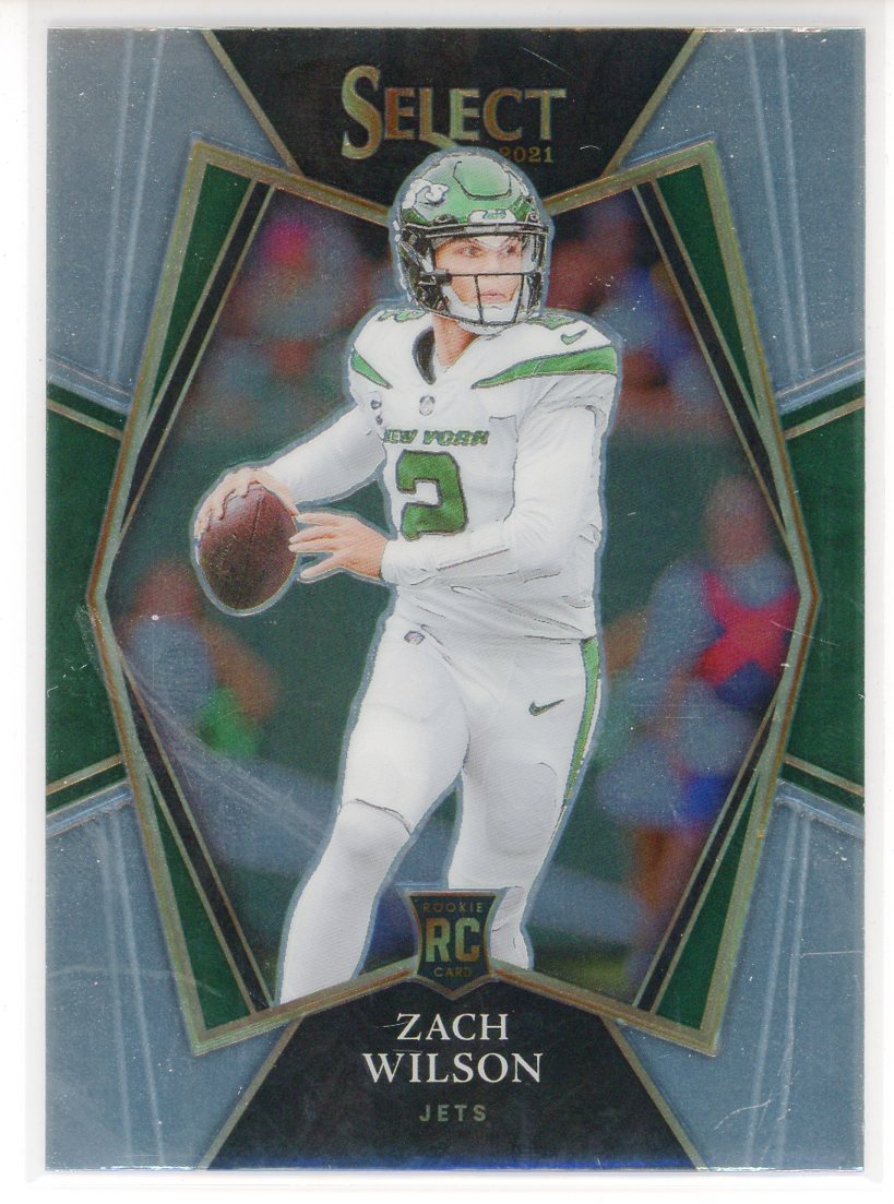 Zach Wilson 2021 Panini Select Premier Level Rookie Card #144