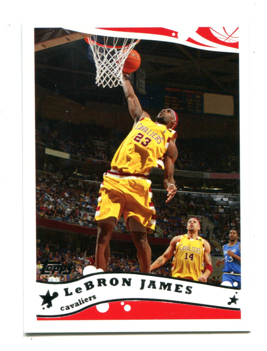 2005 topps lebron james