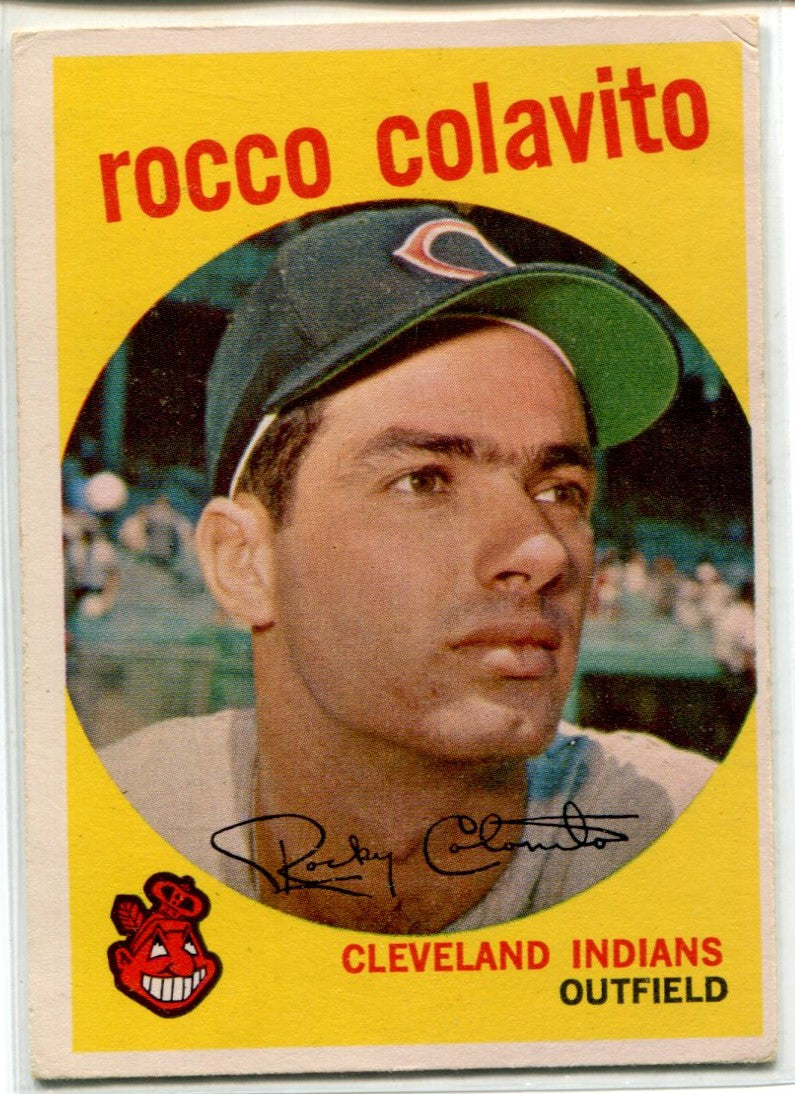 1959 Topps #420 Rocky Colavito [#] (Indians)