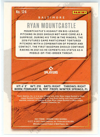 Ryan Mountcastle 2021 Panini Diamond Kings Rookie Card #124