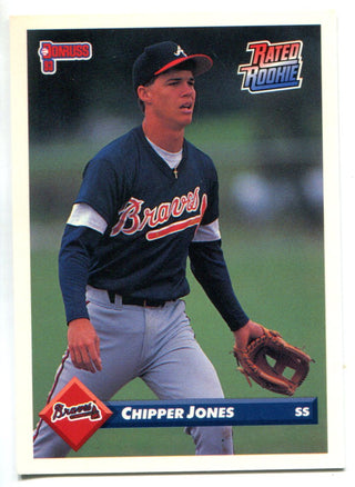 Chipper Jones 1993 Donruss Rated Rookie Card #721