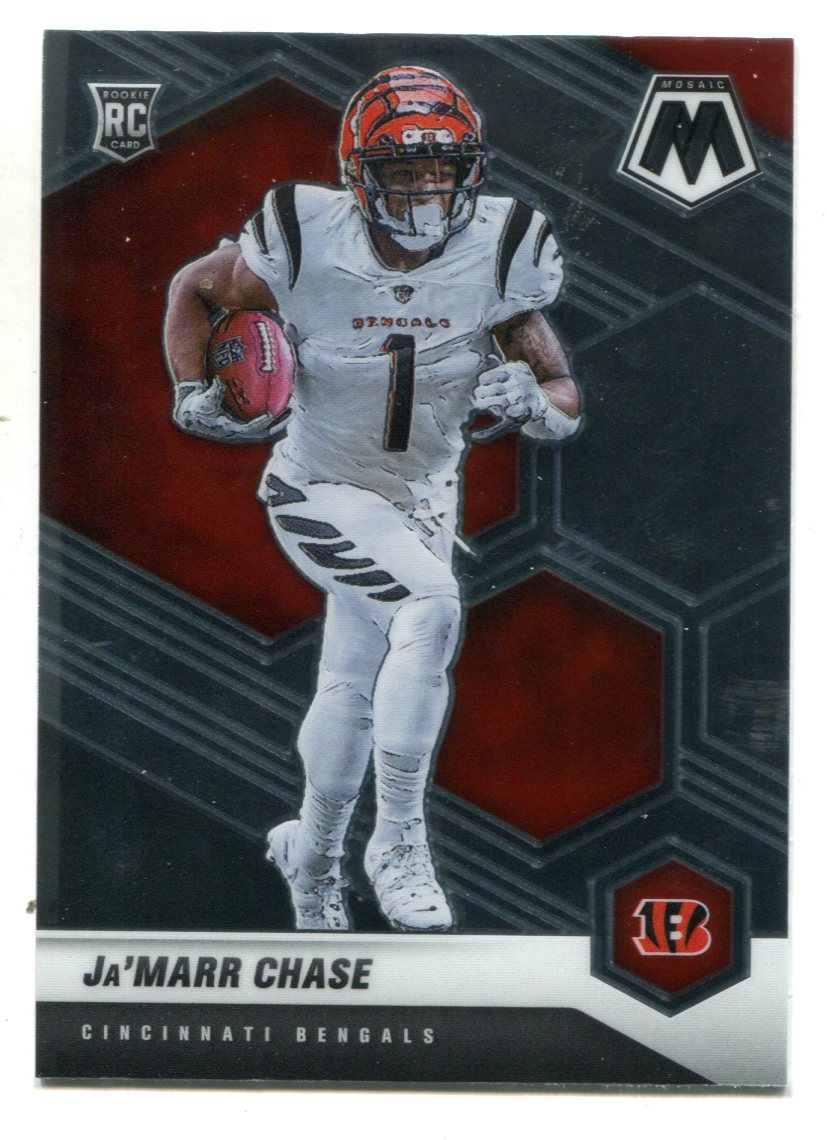 Ja'Marr Chase 2021 Mosaic Reactive Orange #307 Price Guide