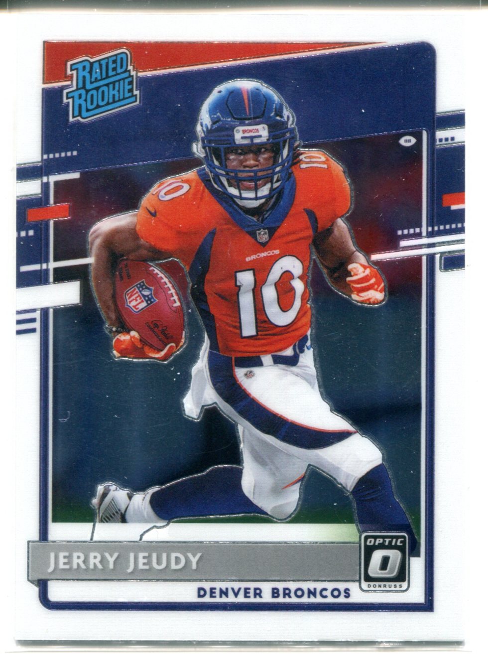 Jerry Jeudy football Paper Poster Broncos 4 - Jerry Jeudy