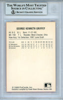 Ken Griffey Jr. Autographed 1988 Vermont Mariners Card (BGS Auto)