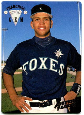 1994 Alex Rodriguez Rookie Card Action Packed #55