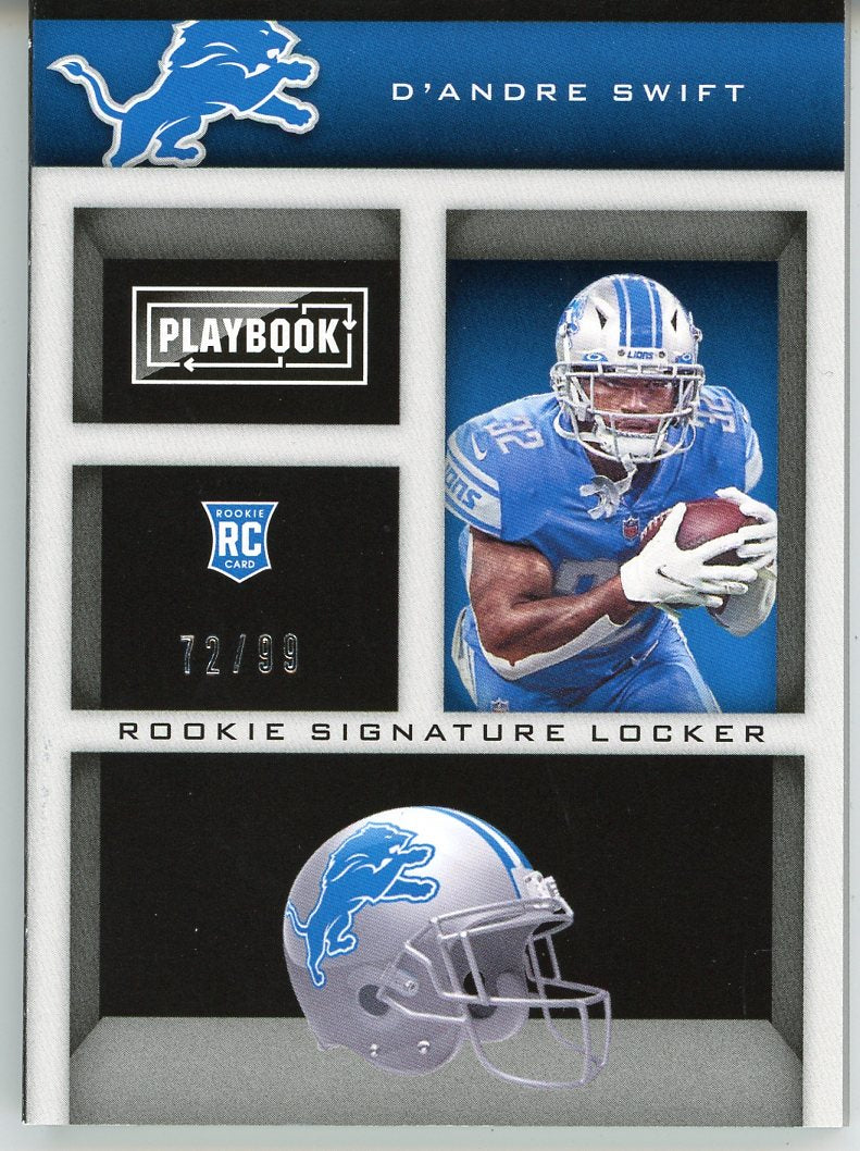 2020 Panini Playbook D'Andre popular Swift