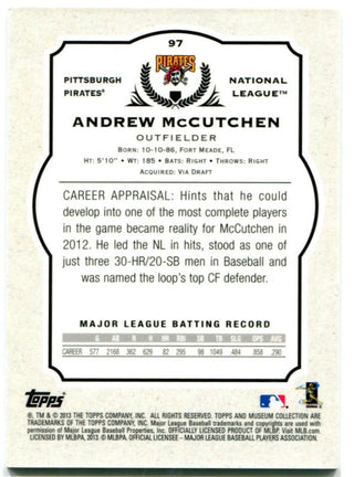 Andrew McCutchen 2013 Topps Museum Collection 125/424