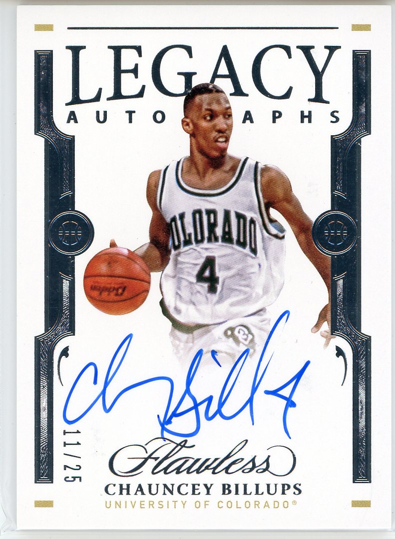 Chauncey 2024 billups autograph