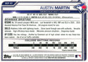 Austin Martin 2021 1st Bowman Chrome Card