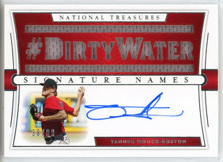 Tanner Houck Autographed 2021 Panini National Treasures Signature Names Card #SNA-TH