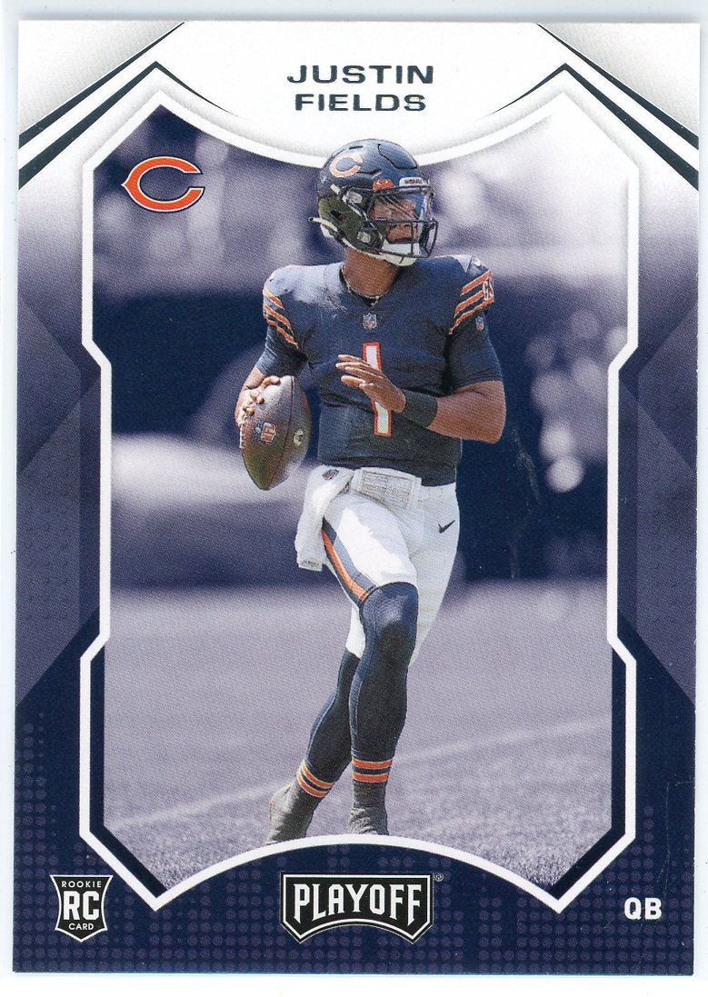 Justin Fields Rookie Card 2021 NFL Panini Prizm No Huddle -   Hong Kong