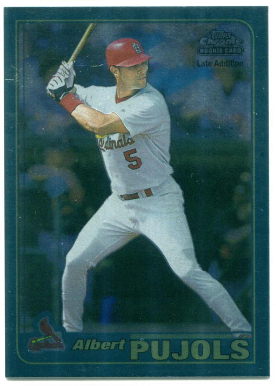 2006 Topps Chrome Albert Pujols Rookie Card RC Late Addition #596