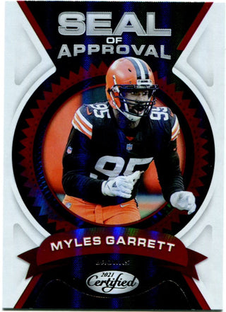 2021 Myles Garrett Panini Seal Of Approval