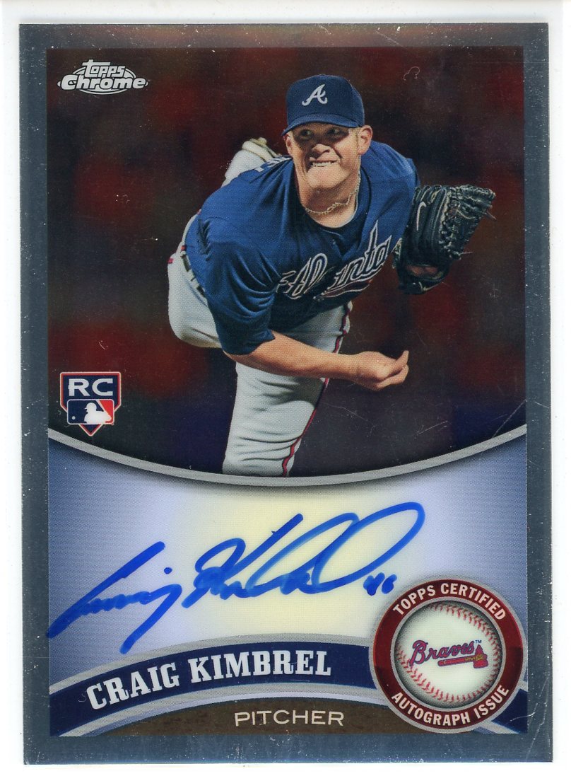 MLB Craig Kimbrel Signed Trading Cards, Collectible Craig Kimbrel