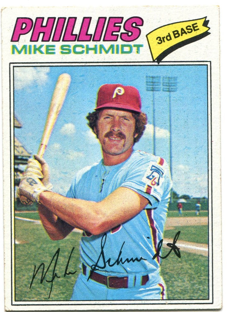 Mike Schmidt Philadelphia Phillies Autographed 1984 Topps Series