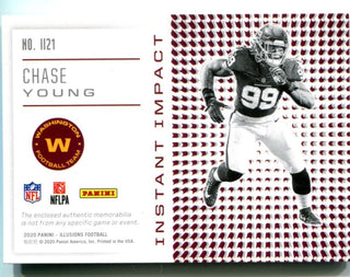 Chase Young 2020 Panini Instant Impact Jersey Card #1121