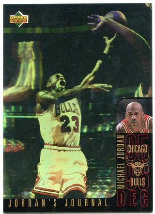 Michael Jordan Upper Deck Jordan's Journals December 95