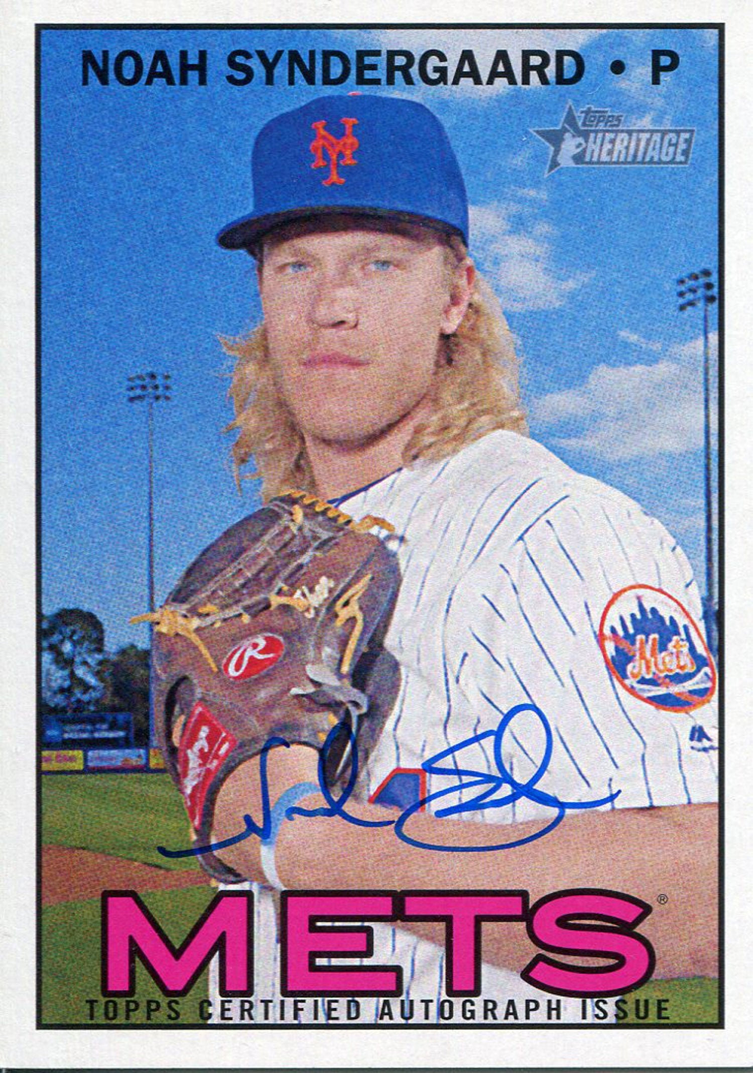 Noah Syndergaard Memorabilia, Autographed Noah Syndergaard