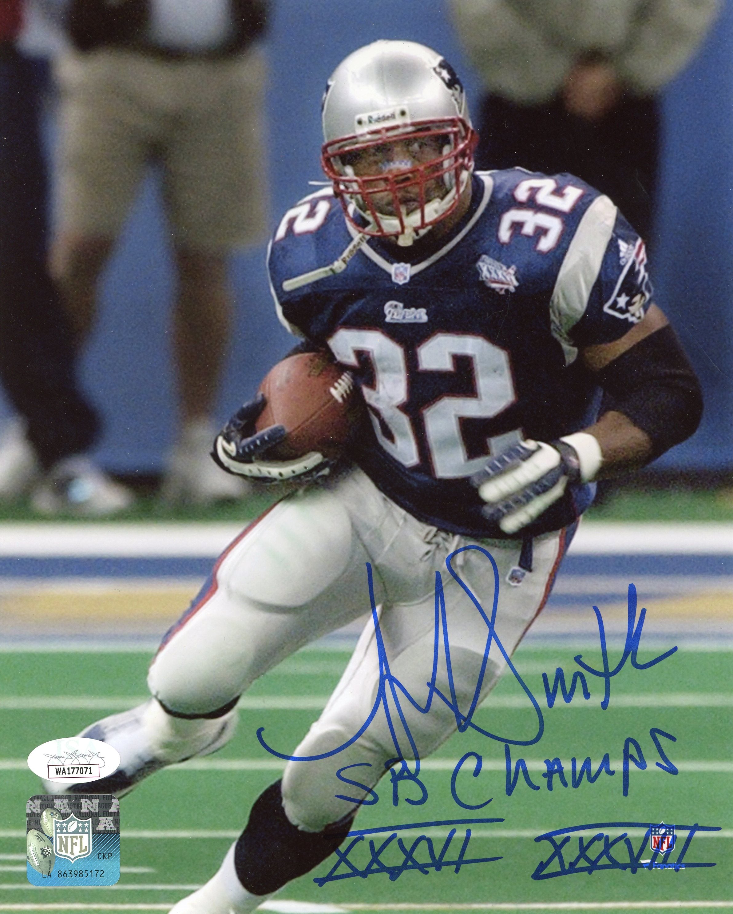 Antowain Smith Authentic Super Bowl XXXVI New England Patriots NFL