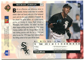 Upper Deck Michael Jordan Star Rookies Baseball