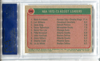1973 Topps NBA Assist Leaders #158 PSA NM-MT 8 Card