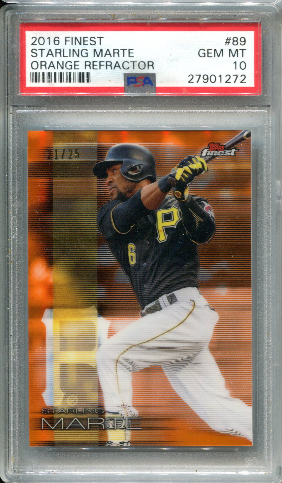 Autographed Starling Marte Photo - 8x10