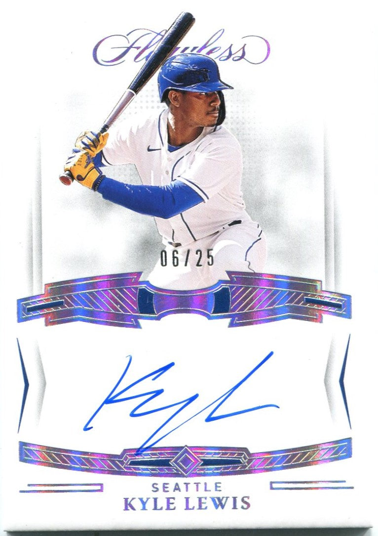 Kyle Lewis 2022 Panini Flawless Auto 06/25 #FS-KL