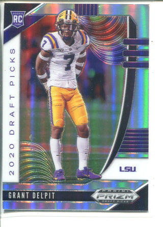 Grant Delpit 2020 Panini Prizm Draft Picks Silver Rookie Card