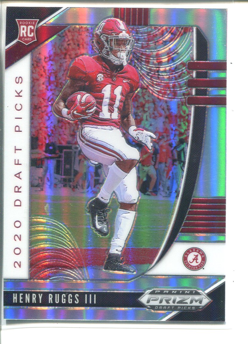 : 2020 Panini Prizm Henry Ruggs III Pink Refractor