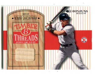 Nomar Garciaparra 2004 Donruss Timber & Threads #TT34 Bat Card